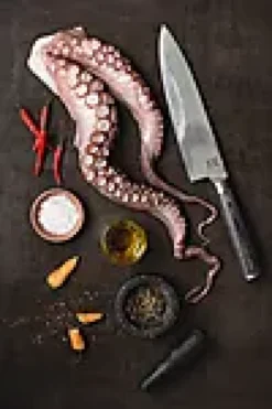 KOKKEKNIV OPAL SANTOKU GRÅ 16,5CM-Øyo Discount