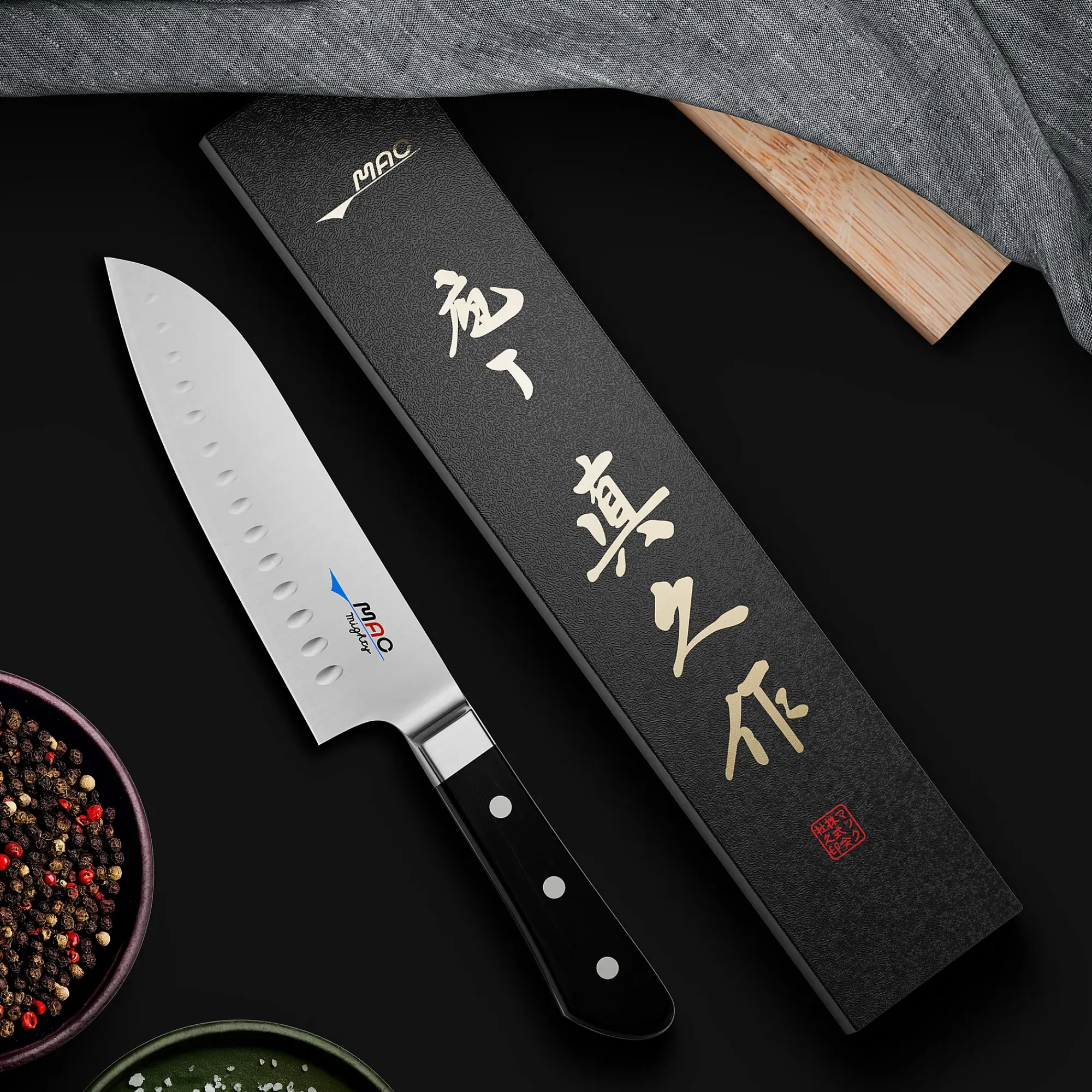 Kokkekniv/Santoku/smidd MSK-65-Mac