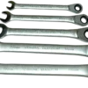 KOMBINASJONSNØKKELSETT MED SKRALLE 8-19MM 5 DELER-Fixit