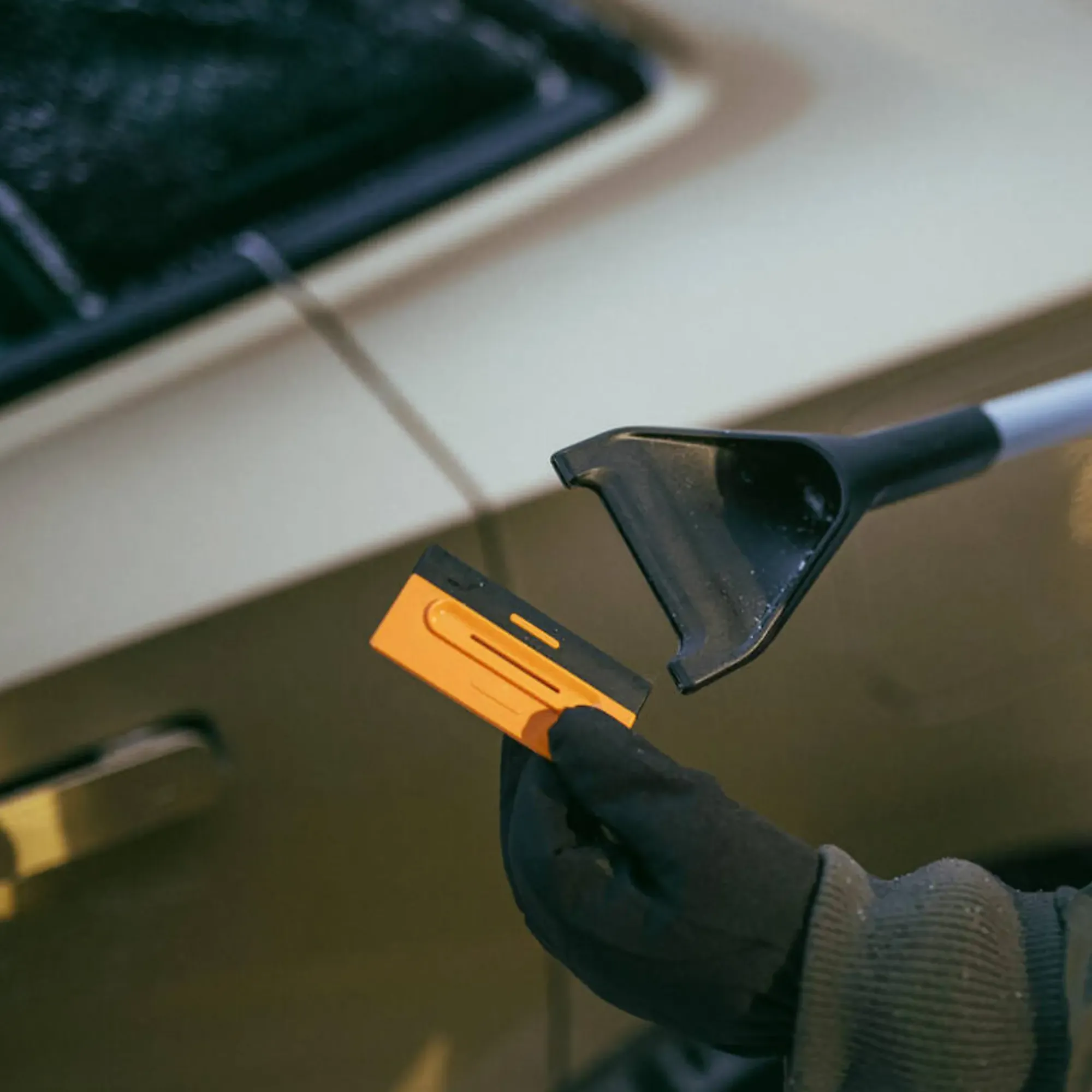 Kost & isskrape lang Plus-Fiskars New
