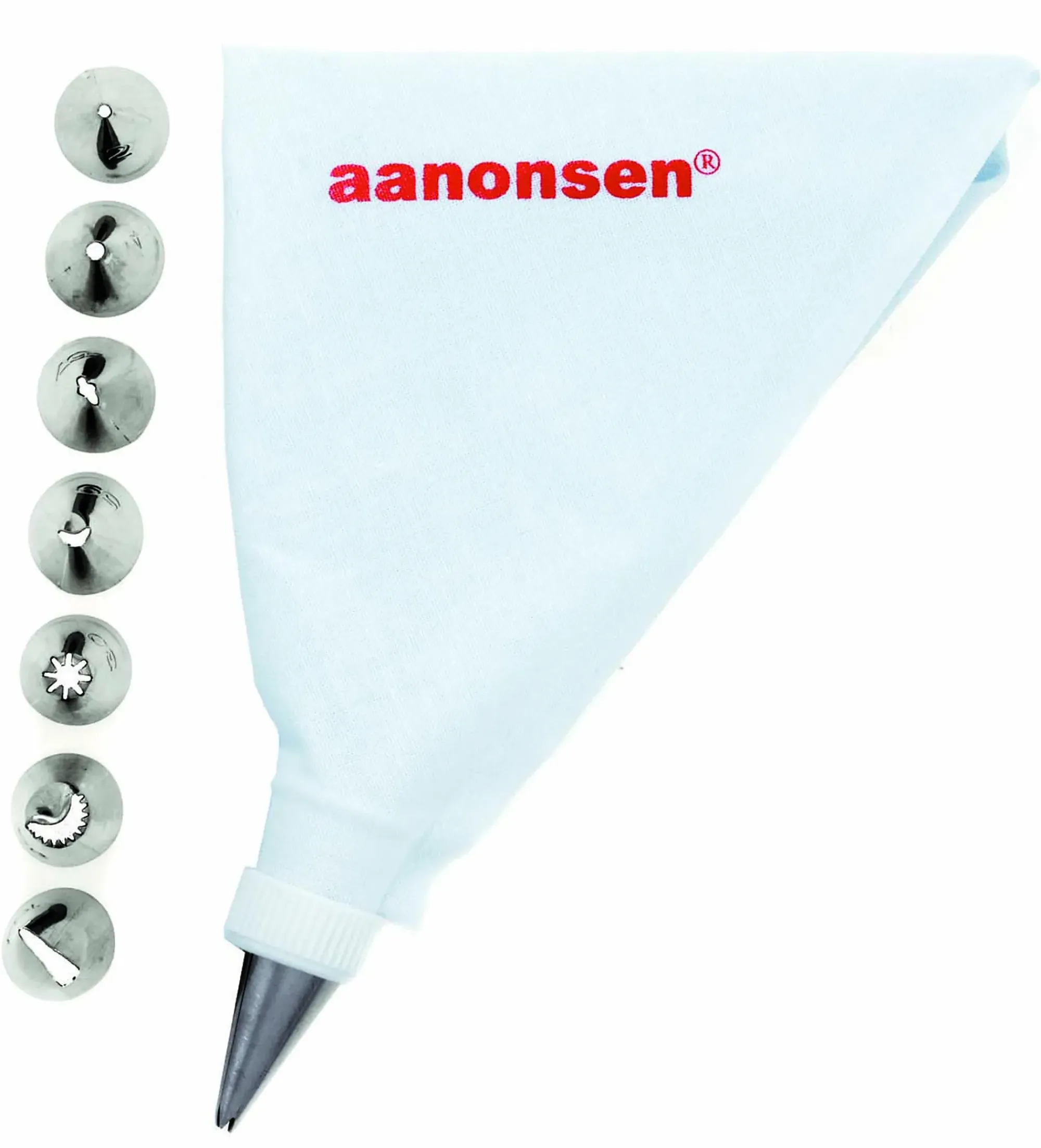 Krempose 8 munnstykker 35cm-Aanonsen Best