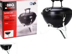 Kullgrill Ø37cm med lokk og stativ-Ki Discount