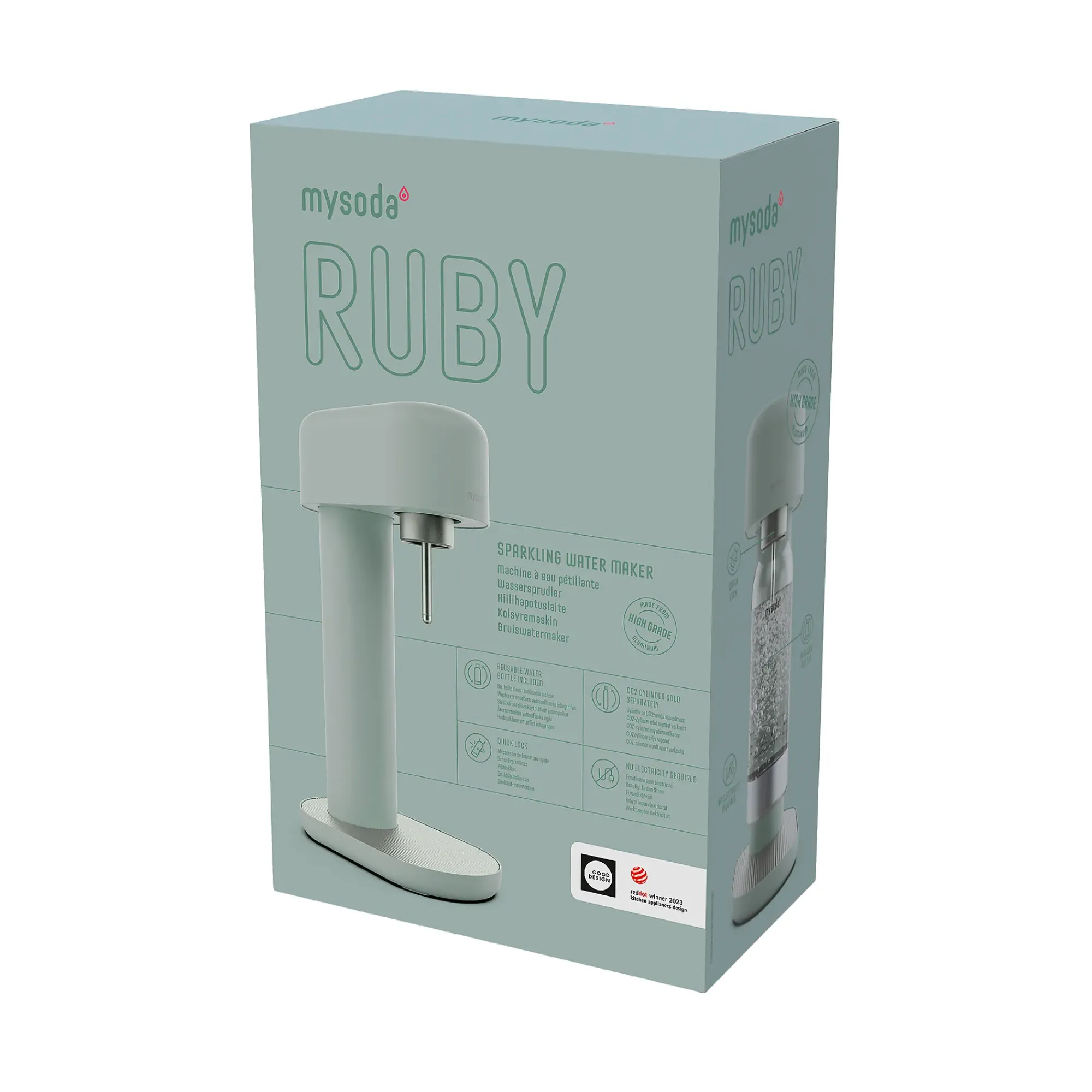 Kullsyremaskin Ruby 2 Pigeon (excl. sylinder)-Mysoda Best