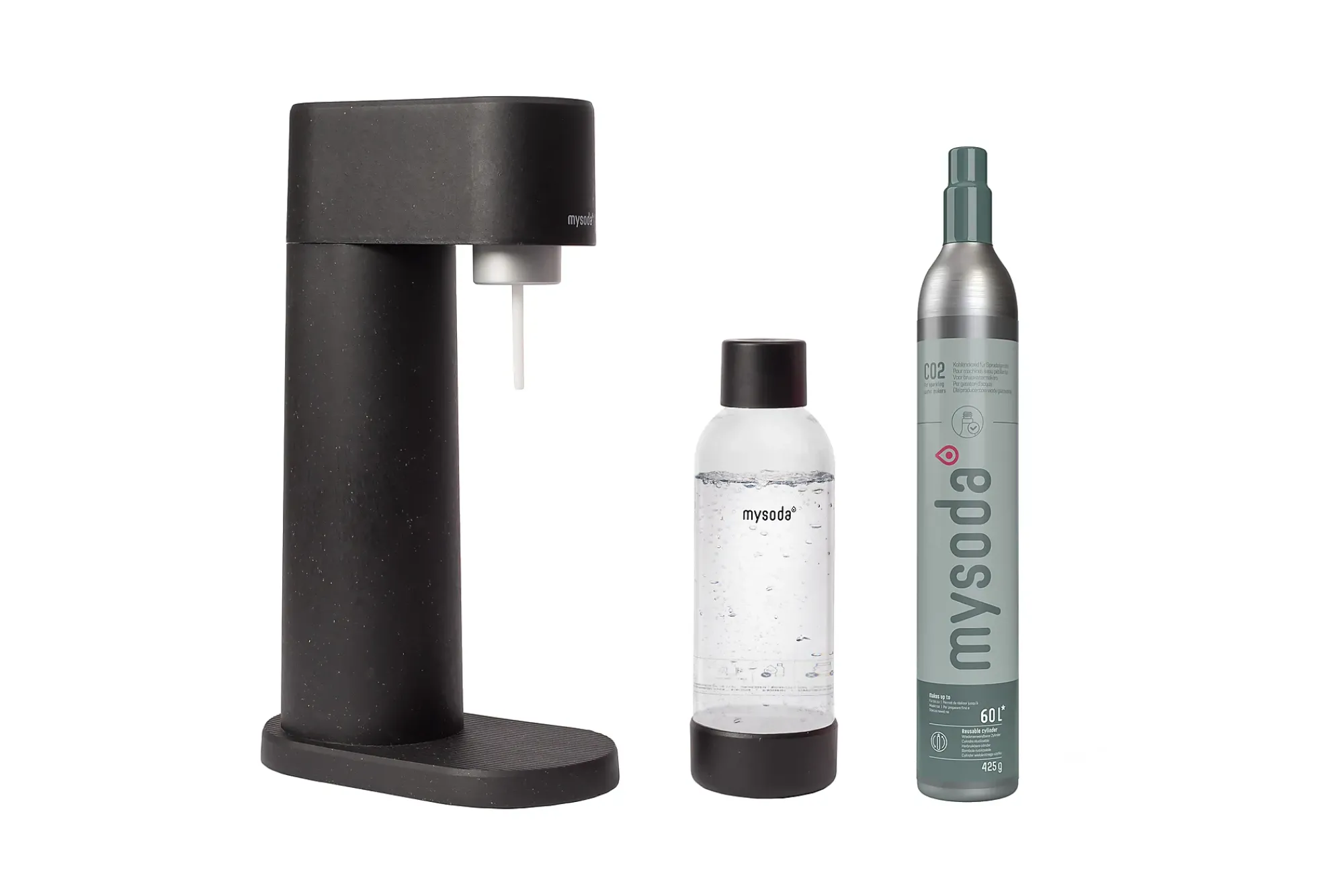 Kullsyremaskin Woody Black (incl. 60L sylinder)-Mysoda New