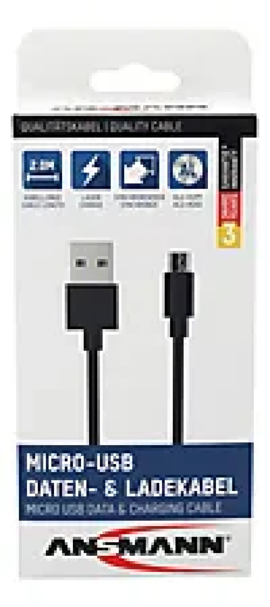 Ladekabel Micro-USB 2m-Ansmann Outlet