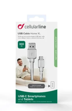 Ladekabel USB til typeC 3m- Outlet