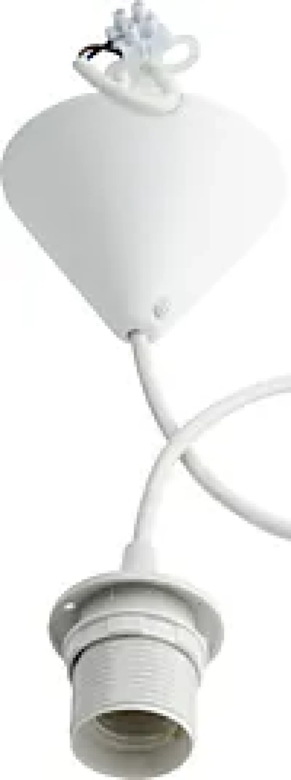 Lampeoppheng E27 plast tekstilkabel 1,8m-Gelia
