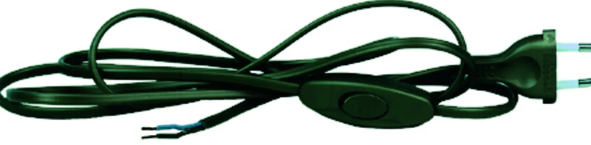 Lampettledning med bryter 2,5m-Gelia