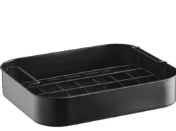 Langpanne med Rist Karbonstål 38x32x7.5cm-Invite Outlet