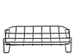 Langpanne med Rist Karbonstål 38x32x7.5cm-Invite Outlet