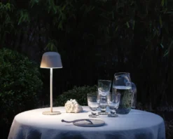Led Bordlampe Utendørs Beige Oppladbar Usb-Osram Discount