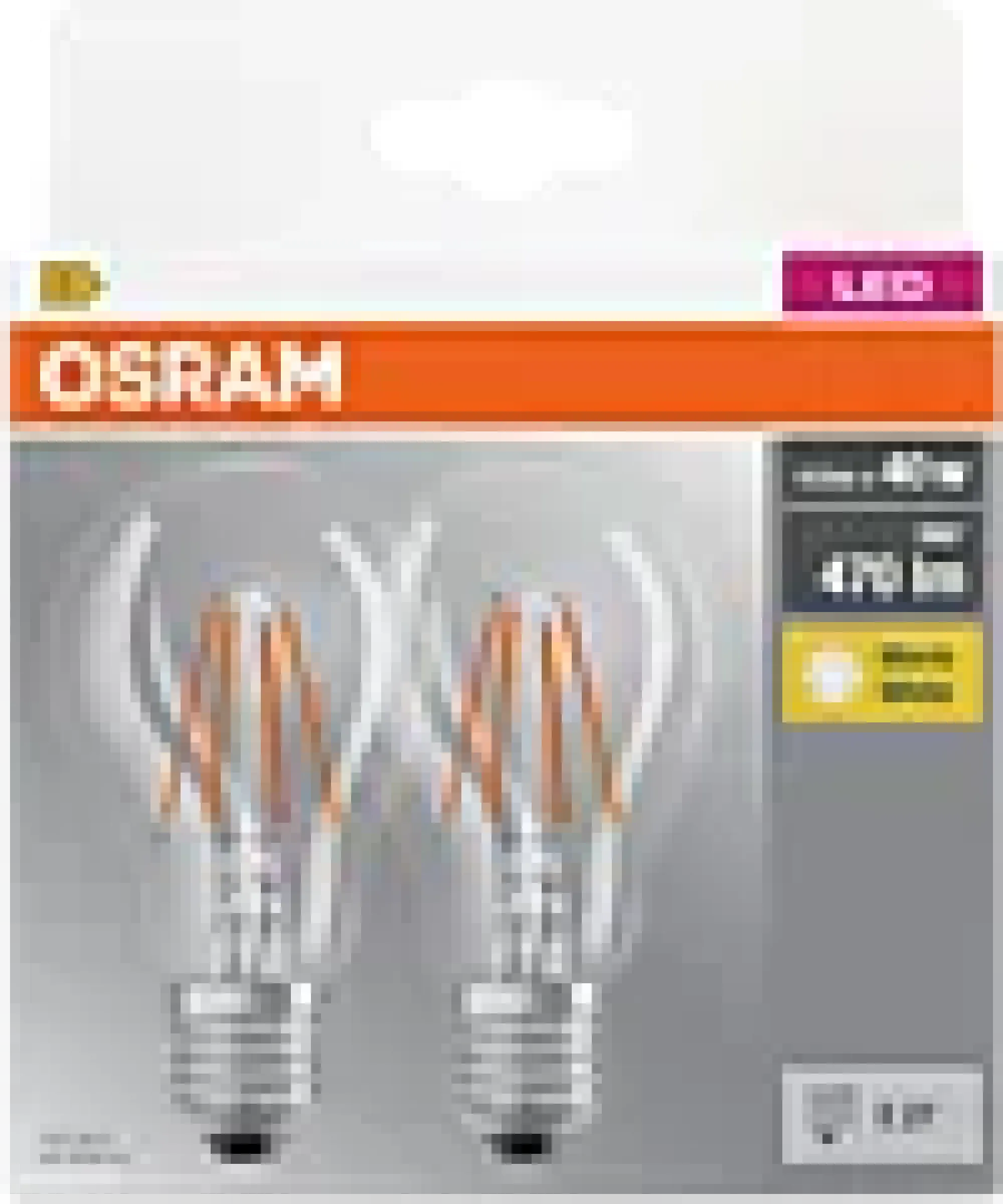 LED Classic A 40 klar E27 2700K 2stk-Osram Best