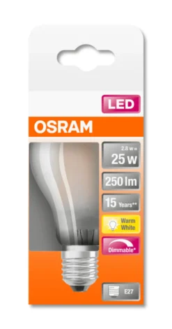 Led classic A 25 dim E27-Osram Best