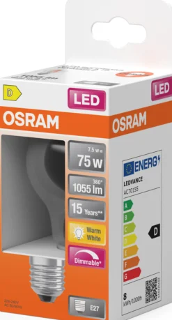 LED Classic A 75 9W 2700K dim E27-Osram Best
