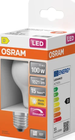 LED Classic A 100 12W 2700K dim E27-Osram Sale