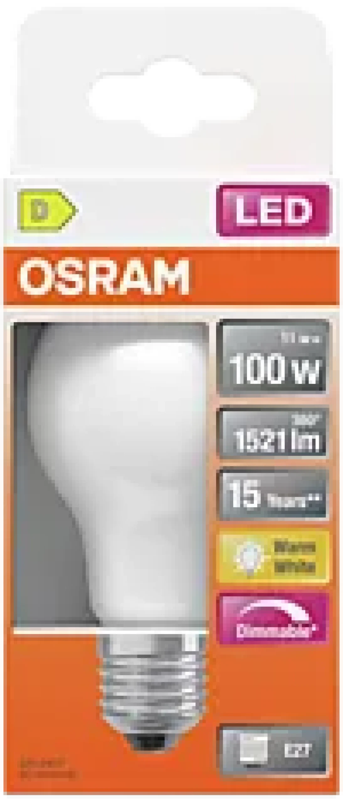 LED Classic A 100 12W 2700K dim E27-Osram Sale