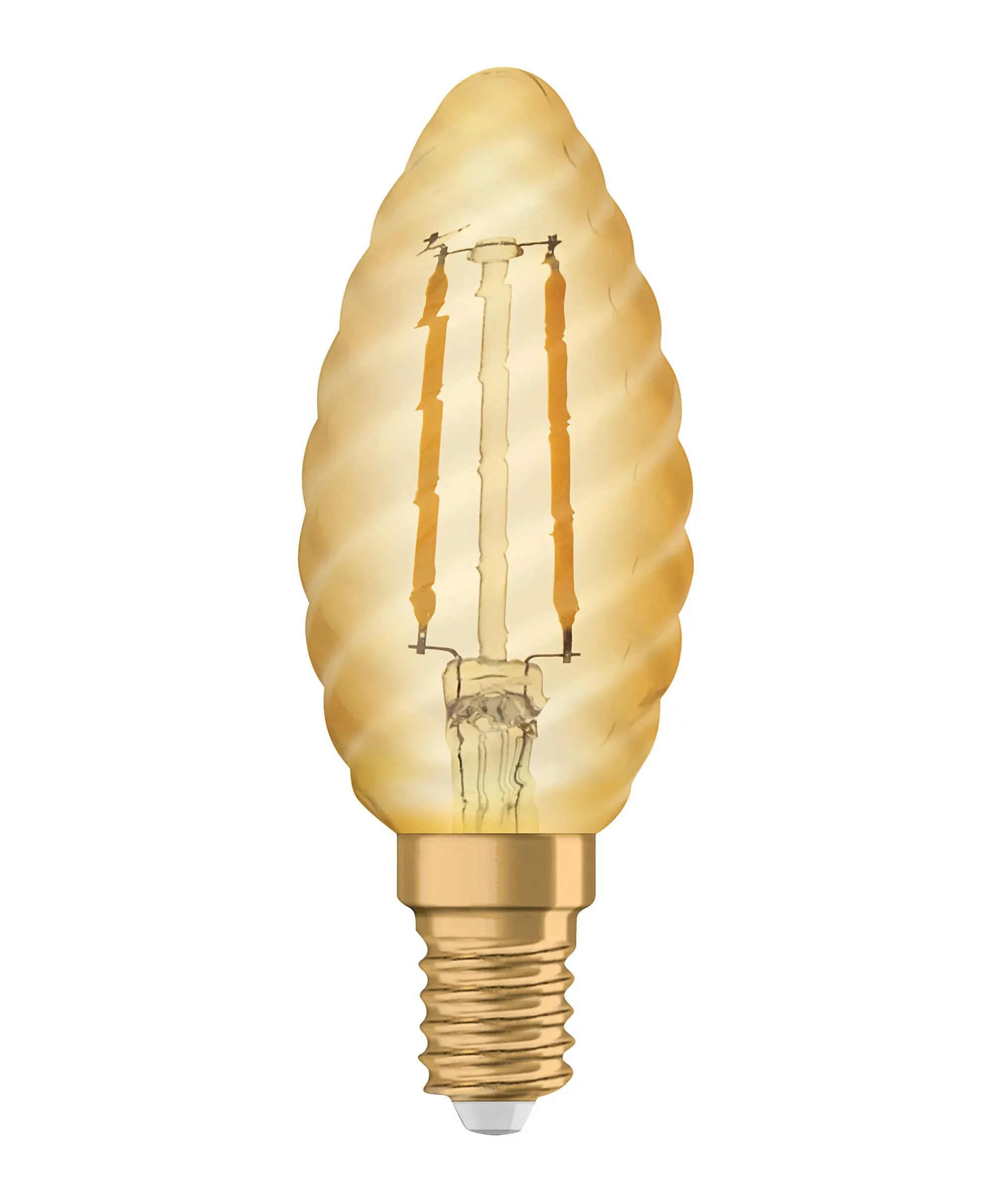 LED Classic BW 12 gold 1,5W 2400K E14-Osram Clearance