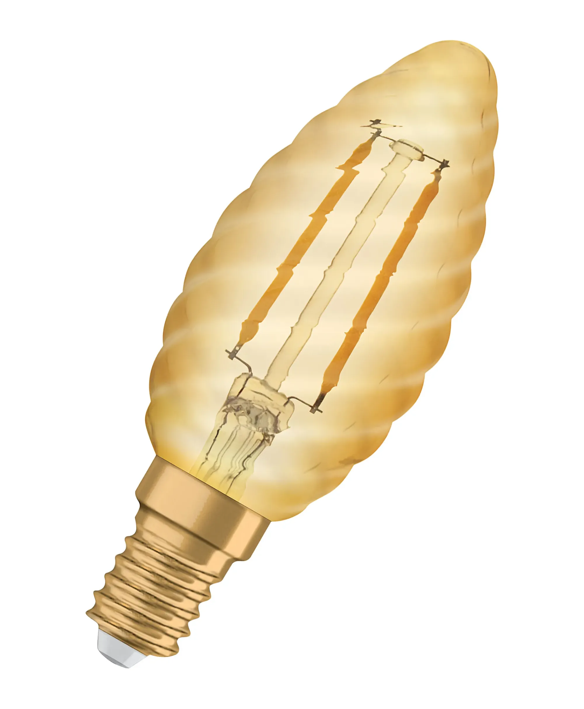 LED Classic BW 22 gold 2,5W 2400K E14-Osram Hot