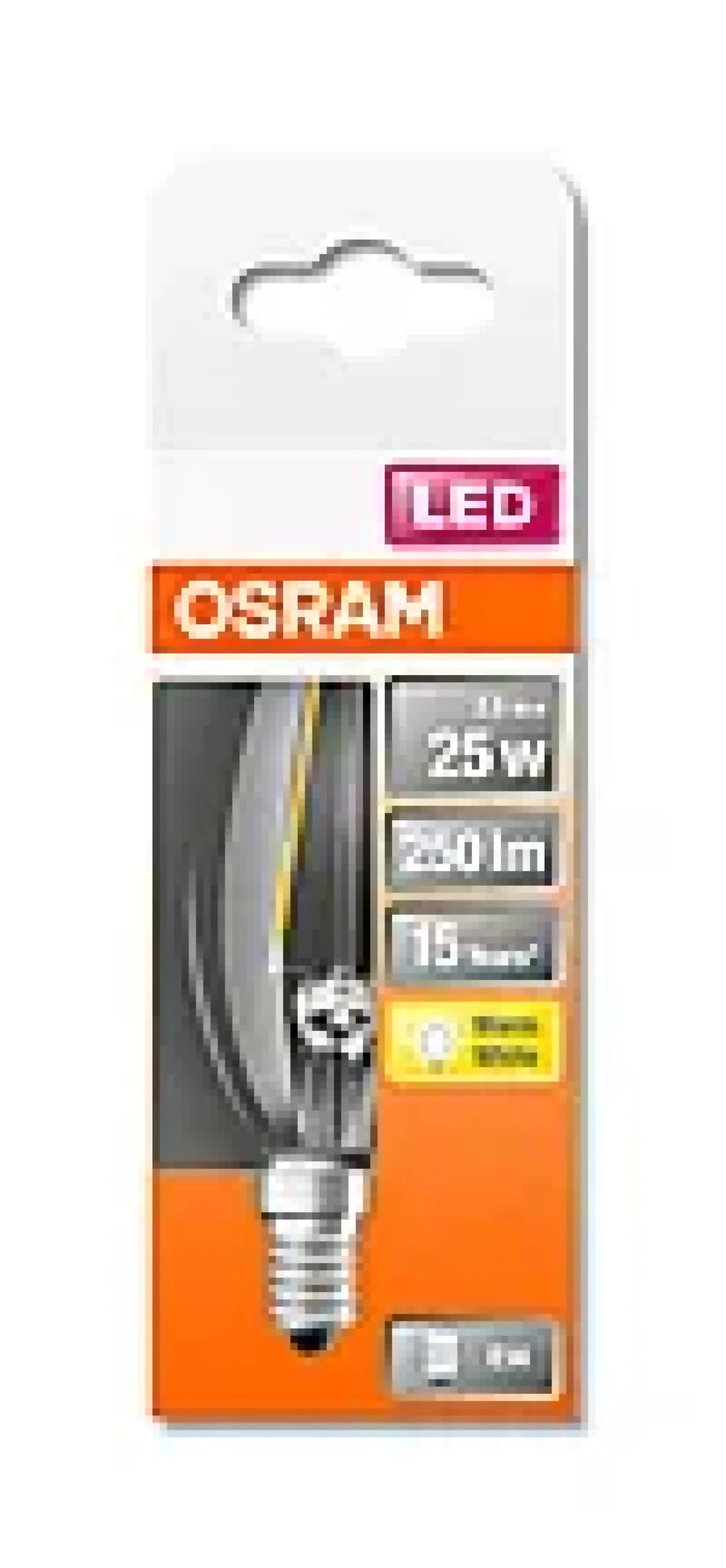 LED Classic B 25 2,5W 2700K E14-Osram