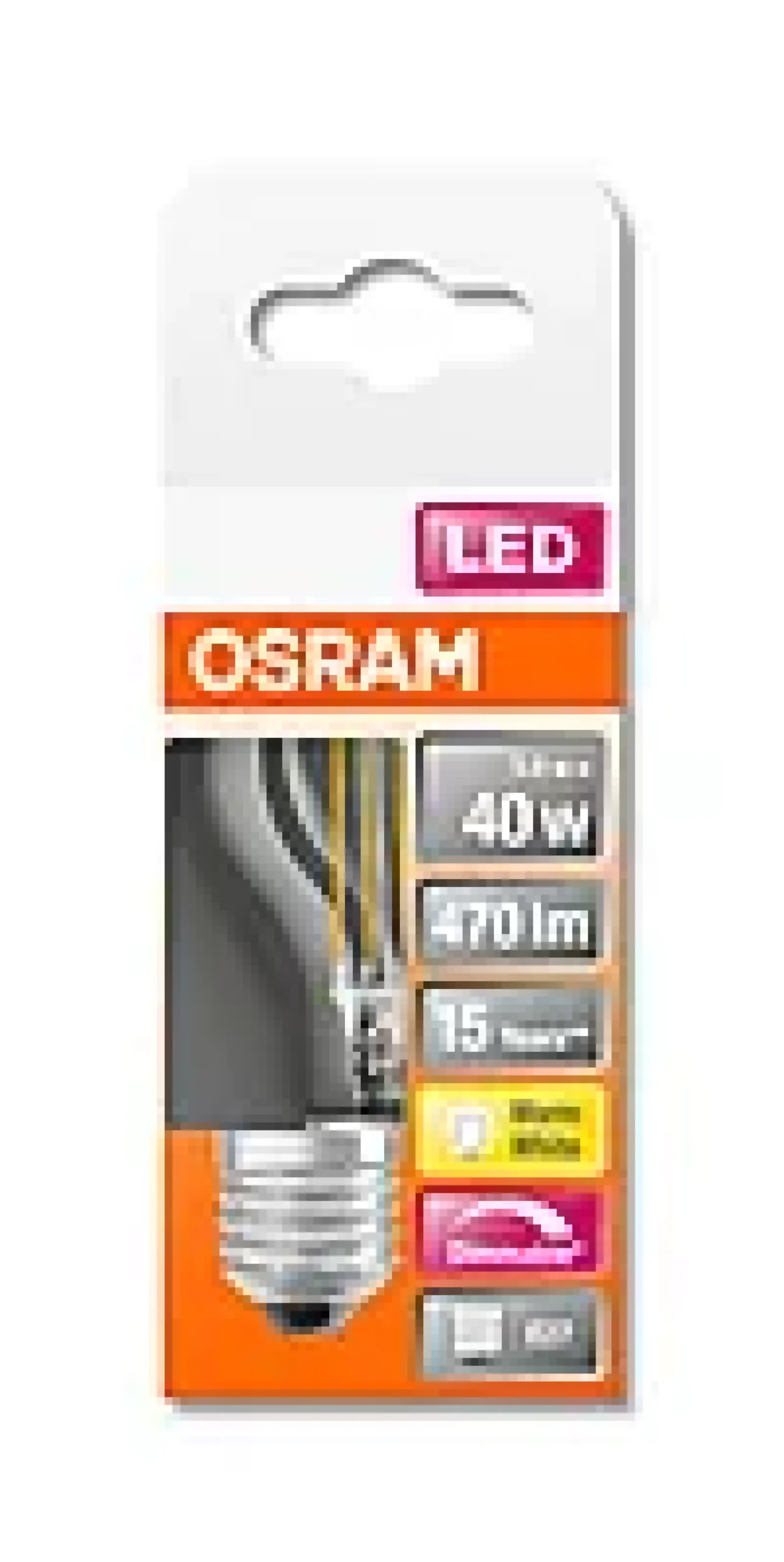 LED Classic P 40 5W 2700K dim E27-Osram Sale