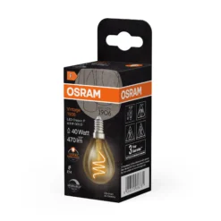 Led Dekorasjonspære E14 Clp40 470lm Gold Dimbar Varmere Lys-Osram Outlet