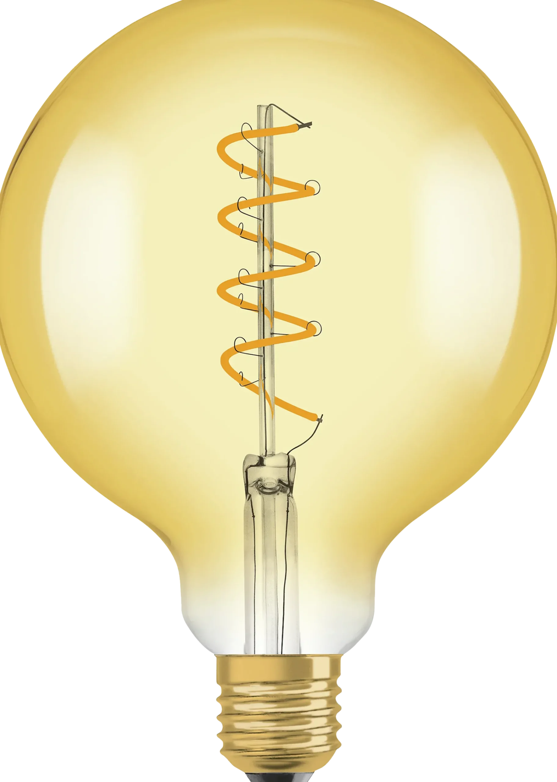 Led Dekorasjonspære E27 G125 28 300lm Gold Dim Varmere Lys-Osram New