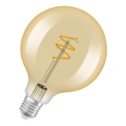 Led Dekorasjonspære E27 G95 40 470lm Gold Dim Varmere Lys-Osram