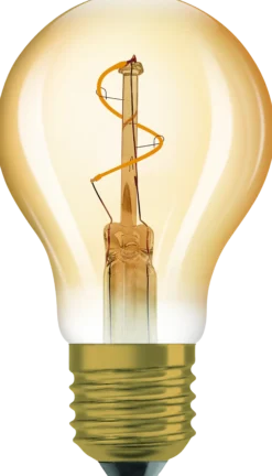 Led Dekorasjonspære E27 30lm Gold Varmere Lys-Osram Hot