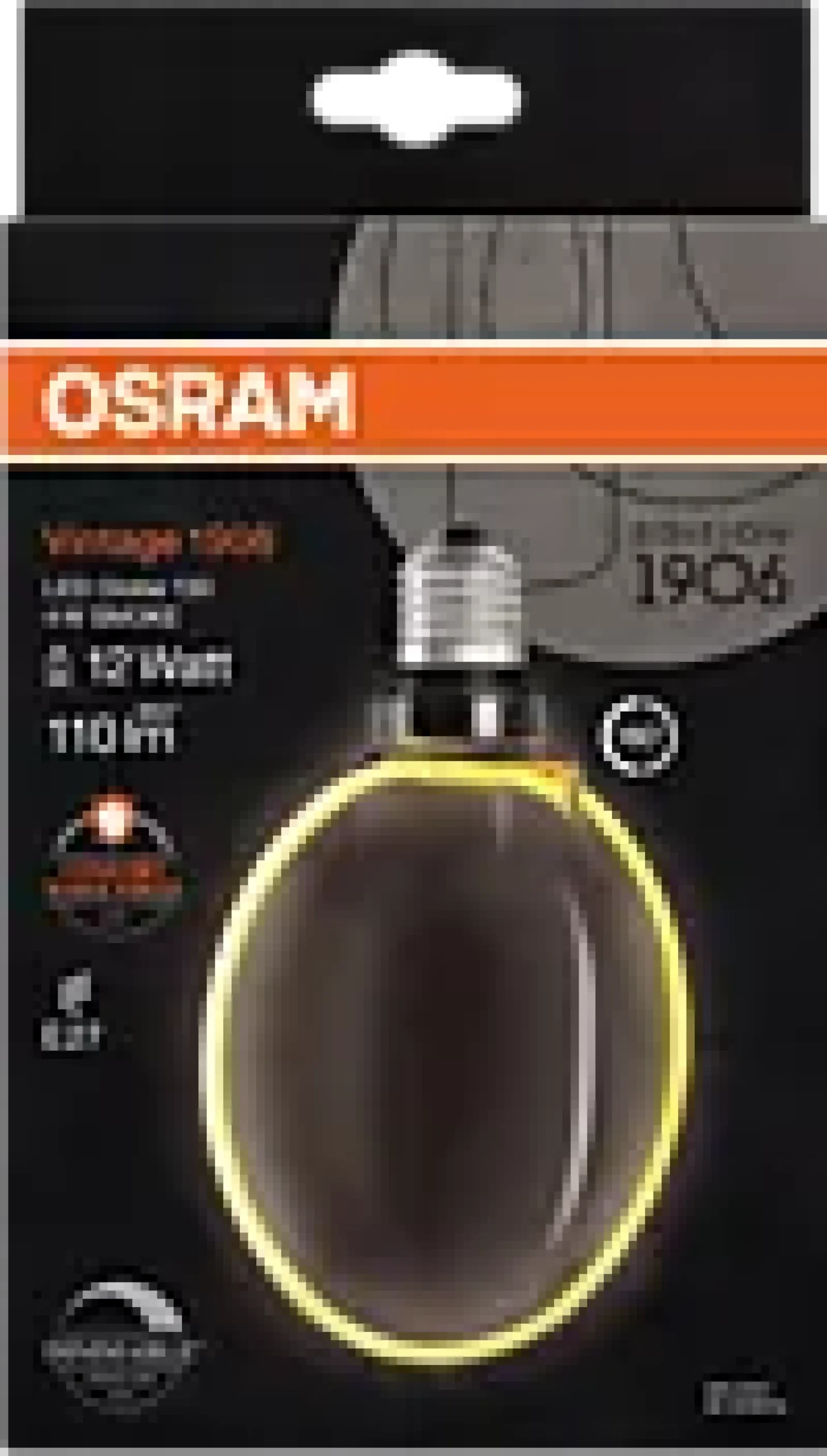 Led Dekorasjonspære E27 Ø130 12 110lm Smoke Dim Ekstra Varm-Osram Sale