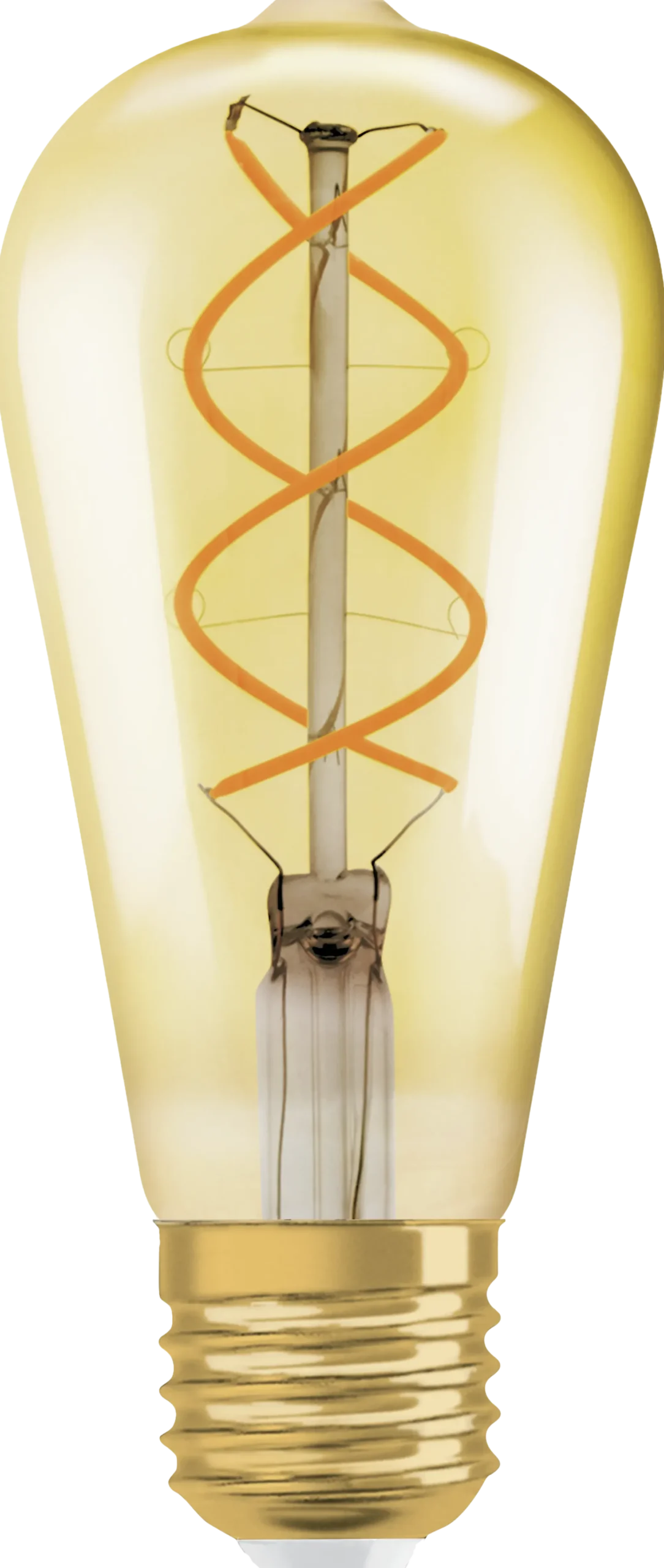 Led Dekorasjonspære E27 St64 28 300lm Gold Dim Varmere Lys-Osram Sale