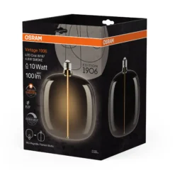 Led Dekorasjonspære O187 10 100lm Smoke Dimbar Varmhvit-Osram Outlet