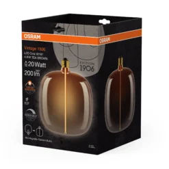 Led Dekorasjonspære O187 20 200lm Tea Brown Dimbar Varmhvit-Osram Outlet