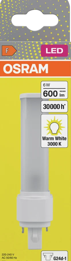LED Dulux D 13 6W 830 G24D-1-Osram Best