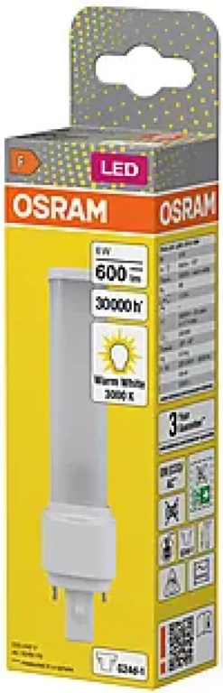 LED Dulux D 13 6W 830 G24D-1-Osram Best