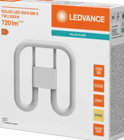 LED Dulux SQ16 EM V 7W 830 GR8 2pin-Ledvance Discount