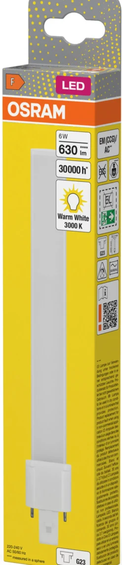 LED Dulux S 11 6W 830 G23-Osram Hot