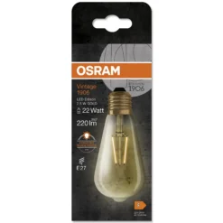 LED Edison 1906 22 gold 2,5W 2400K E27-Osram Outlet