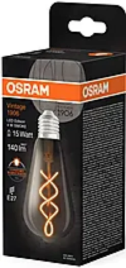LED Edison 1906 15 smoke 4W dim 1800K E27-Osram Online