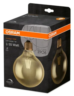LED Globe G125 54 gold E27-Osram