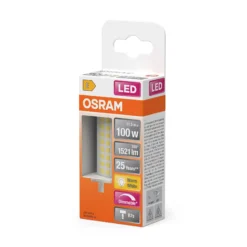 Led Line R7S 100 1521lm klar 78Mm Kort Dimbar Varmhvit-Osram Online