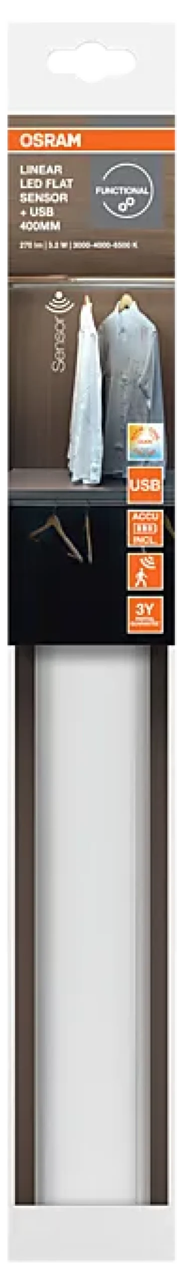 Led Lyslist Linearled 40Cm 200lm-Osram Clearance