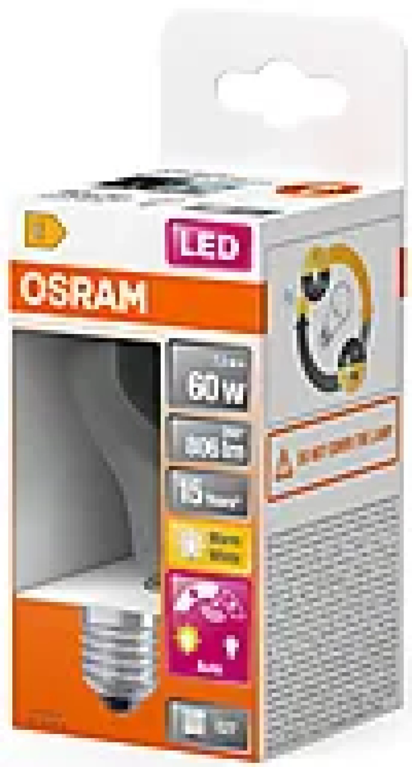 LED lyspære Classic A60 7,3W 2700K daylight sensor E27-Osram Best