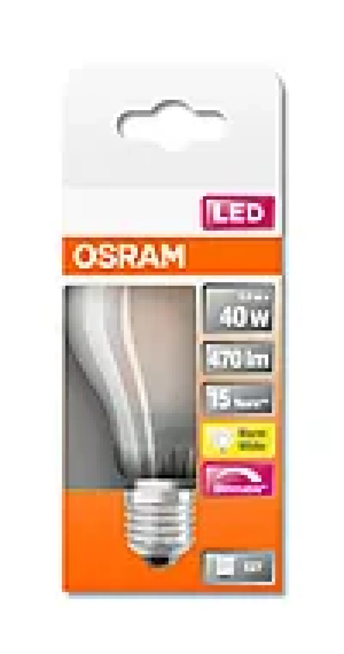 LED lyspære Classic A 40 4,5W 2700K matt dim E27-Osram Sale