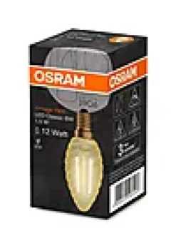LED lyspære Classic BW 12 1,5W 824 gold E14-Osram New