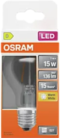Led Lyspære E27 Classic A15 136lm klar-Osram Sale