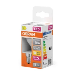 Led Lyspære E14 Classic P40 470lm matt Dimbar-Osram Clearance
