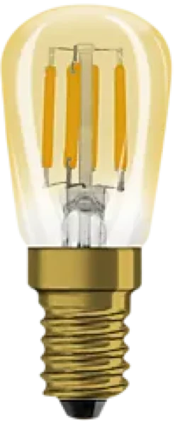 Led Lyspære E14 T26 25 250lm Gold Dimbar Varmere-Osram Clearance