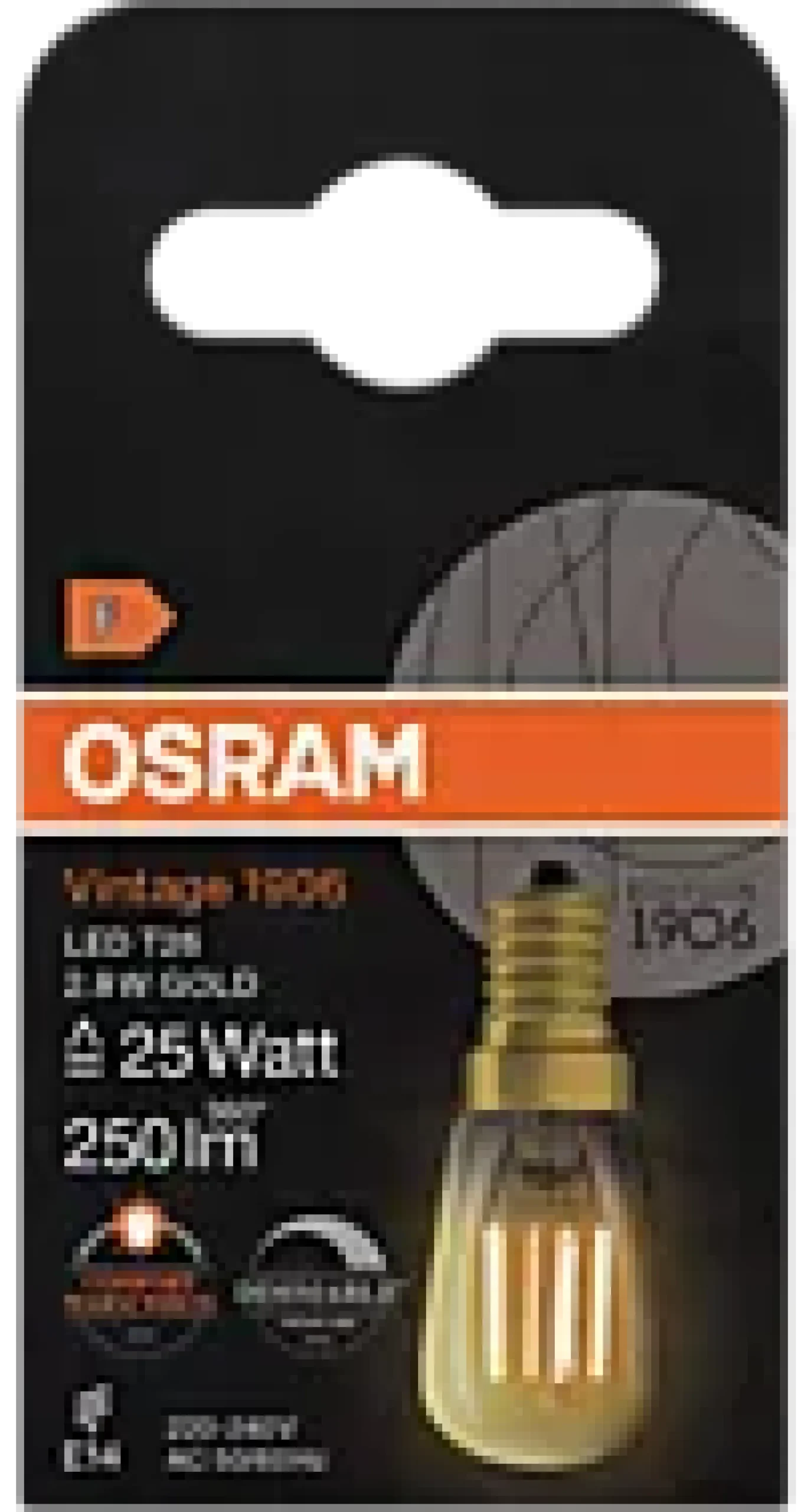 Led Lyspære E14 T26 25 250lm Gold Dimbar Varmere-Osram Clearance