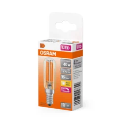Led Lyspære E14 T26 40 470lm klar Dimbar-Osram Clearance