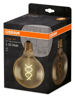 LED lyspære Globe G125 25 gold E27-Osram Sale